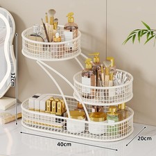 Corbeille à Fruits à 3 Niveaux, Bol à Fruits En Maille Métallique,