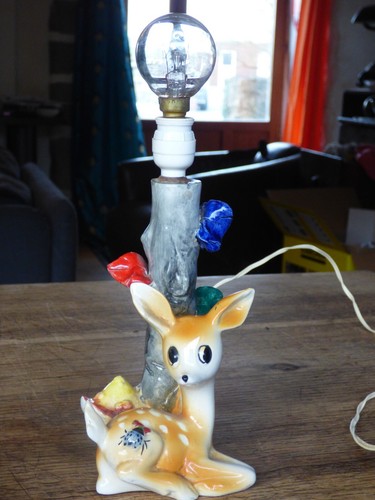 Ancien pied lampe - de,