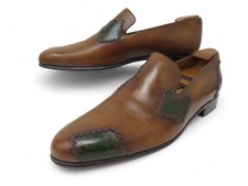 CHAUSSURES BERLUTI MOCASSINS RAPIECE REPRISE SCRITTO 8.5 42.5 EMBAUCHOIRS 2370€