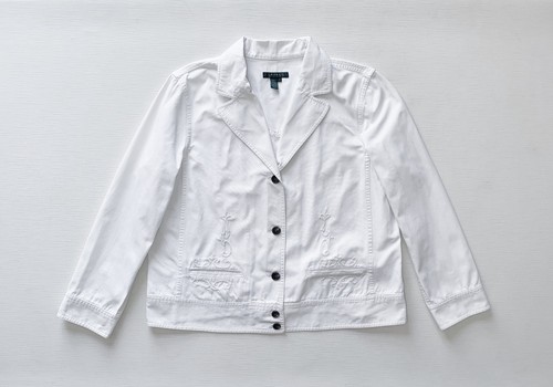 Veste blazer blanche lauren - veste, by