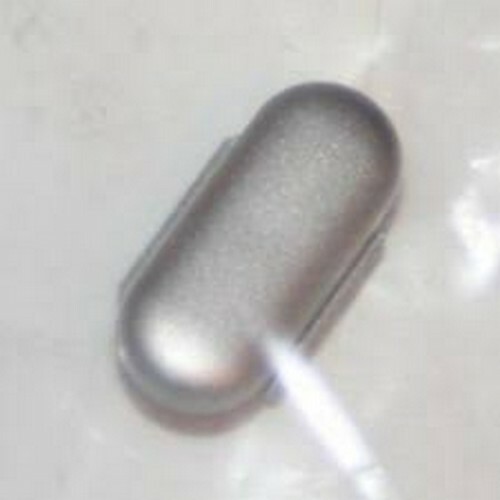 Bouton gris 19x8 - , pour