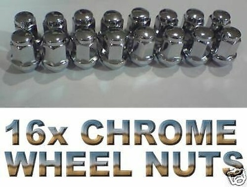 Alliage chrome roue écrous - 16,