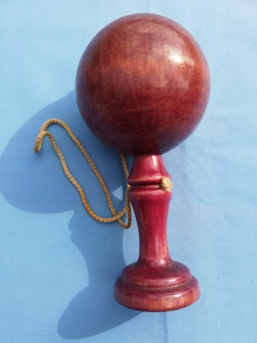 Ancien bilboquet bois - bilboquet, jeu