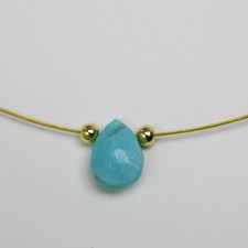 collier en turquoise d'Arizona