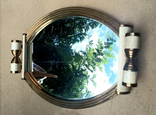 Joli plateau miroir de style