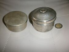 LOT/RESERVE HOSTIES+BOITE A LUNULE (?)/METAL ARGENTé,DORé/AUTEL/EGLISE/H.3,5;5,5