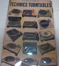 Plaque Métal Tôlée Vintage 20X30cm PUB PLATINES DISQUE TECHNICS Neuf NEWS EtgJo