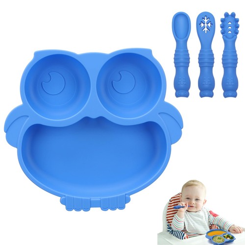 Hibou assiette ventouse - hibou,