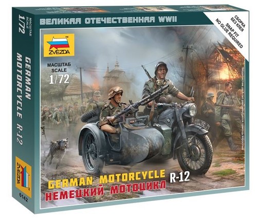 Zvezda kit moto militaire - kit,
