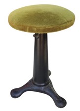 Ancien tabouret Fonte Singer industriel atelier usine Vintage/Déco Industrielle 