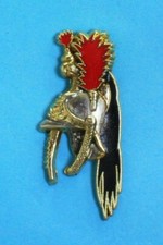 - CASQUE GARDE RÉPUBLICAIN À CHEVAL PLUMET ROUGE CRINIÈRE NOIRE (BOUSSEMART)