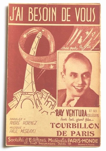 Partition vintage sheet music