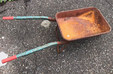 Brouette en Tôle métal JOUET ANCIEN engin de chantier VINTAGE construction TIN