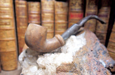 Pipe de collection type BRULE GUEULE     en bruyere