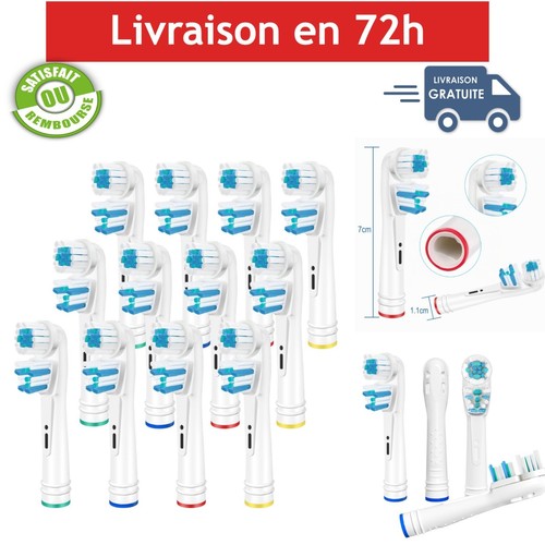 Têtes brosse dents - 8, à