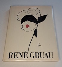 Livre RENE GRUAU EO monographie illustrée 1984 Chariau De Givenchy Mode Vintage