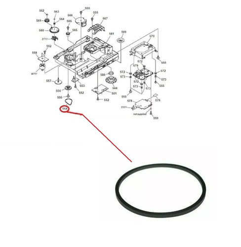 Loading rubber belt for - rubber,