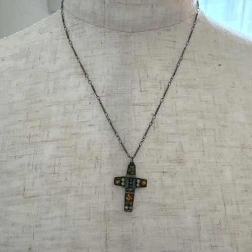 Collier croix ayala - croix, bar