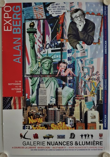 Affiche alan berg 2008 - affiche,