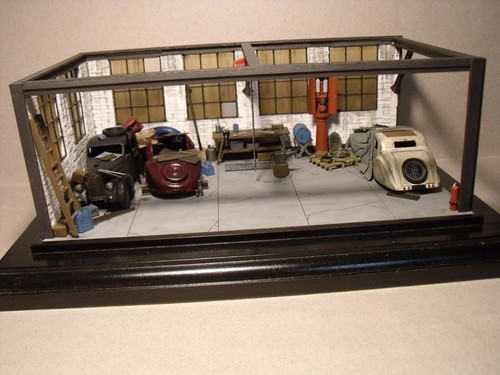 Bugatti garage atelier - 1/43,