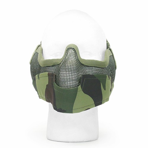 Airsoft half face mark metal - half,