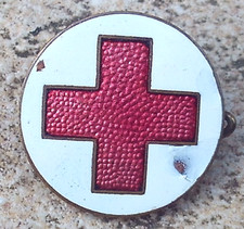 Insigne Croix Rouge,émail(é),Augis,Obsolete
