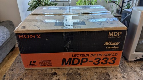 New sony mdp 333 laserdisc - ld,
