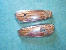 Paire enjoliveurs chromés réservoir Motobécane AV88 / 89