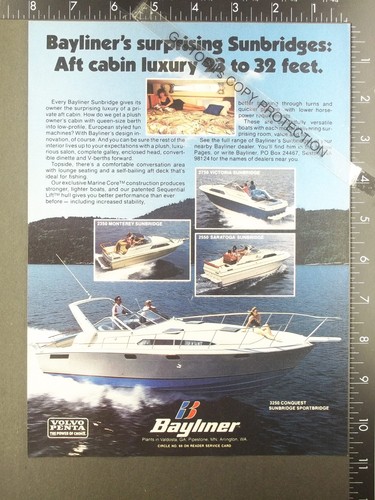 1982 for bayliner 3250 - ad,