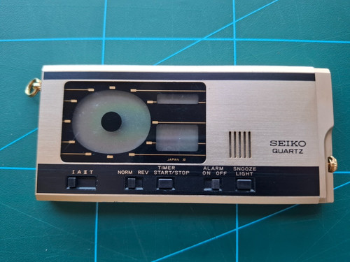 Seiko quartz alarm - quartz, metal