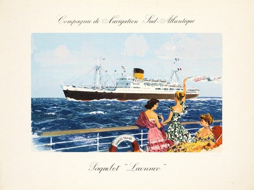 Bateau paquebot laennec - paquebot,
