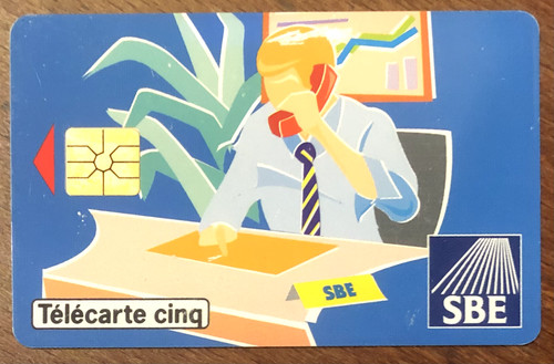 Telecarte sbe réf - 5u,