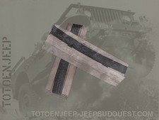 PAIRE DE CALES CAPOT BOIS BRUT JEEP WILLYS FORD GPW .....  us  ww2