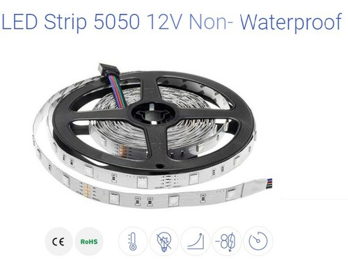 Rgb led strip ruban - rgb, 5m