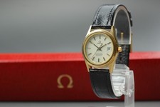 Vintage 1980 Omega Seamaster quartz plaqué or cal.1380 réf.596.0035 quasi neuf