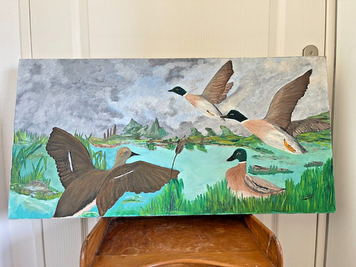 Ancien tableau peinture huile - tableau,