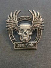 FREE SPIRIT MOTORCYCLE CLUB BIKER pin Badge Patch New High Quality Hell's Angels