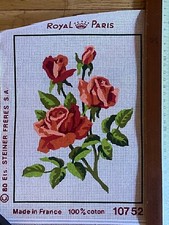 Canevas bouquet de roses 18X24
