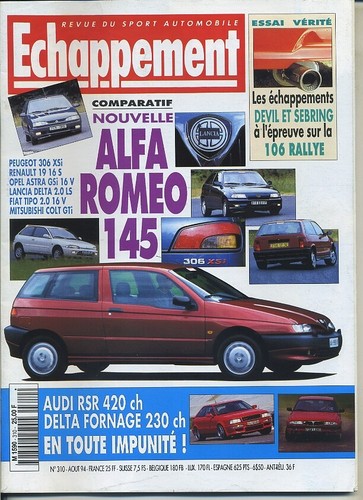 Echappement 310 1994 - echappement, 08/1994