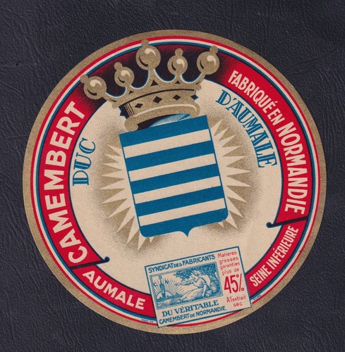 Ancienne étiquette fromage - étiquette,
