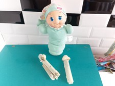 Peluche Luciole doudou ancien vintage glow worm playskool 1993 hasbro