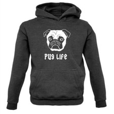 Pug life enfants capuche - pug,