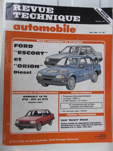 Revue technique automobile - revue,
