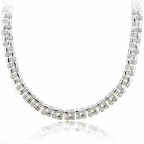 925 argent zircone panier - 925,