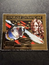 TIMBRE OR CENTRAFRIQUE COMÈTE