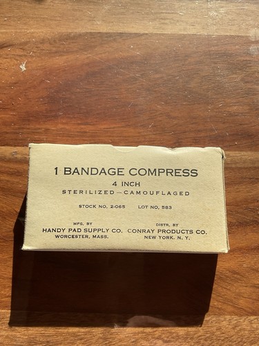 Ww2 bandage 4in compress - us,