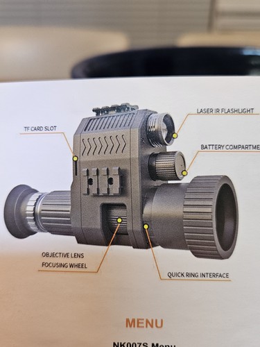 Night vision camera scope - vision,