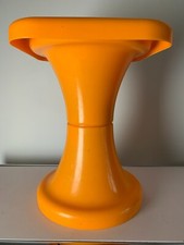 TABOURET VINTAGE ORANGE - SPACE AGE - SELAP