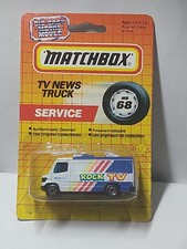 Matchbox 1/64  ?? Tv News Truck  #68  Vintage De 1993, "Service"