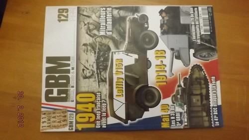 Revue gbm guerre blindés - gbm,